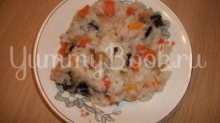 Рецепт Сладкой рисовой каши с тыквой