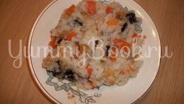 Рецепт Сладкой рисовой каши с тыквой