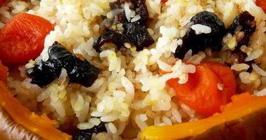 Рецепт Сладкой рисовой каши в тыкве