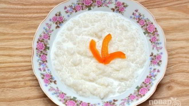 Рецепт жидкой рисовой каши