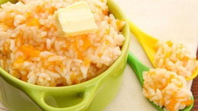 Рецепт тыквенной каши с рисом и орехами