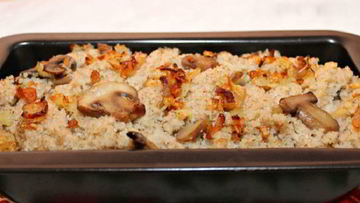 Рецепт Ячневой каши с грибами