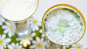 Рецепт Айрана с огурцами и зеленью