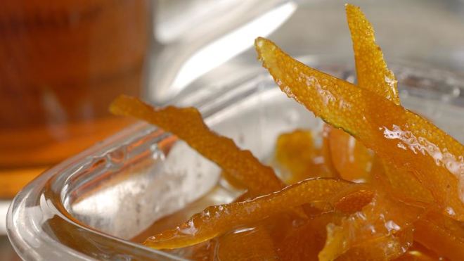 Рецепт апельсиновых корочек в сиропе