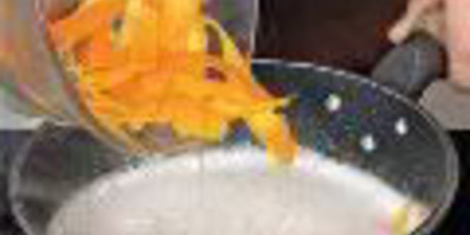 Рецепт апельсиновых корочек в сиропе