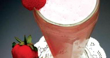 Рецепт Бананова-клубничного коктейль