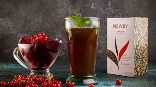 Рецепт Ароматного чая с ягодным льдом