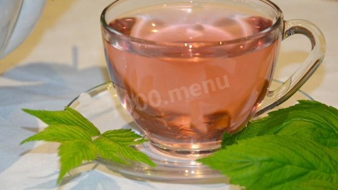 Рецепт чая из листьев малины