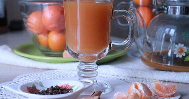 Рецепт Чая Пряного мандарин