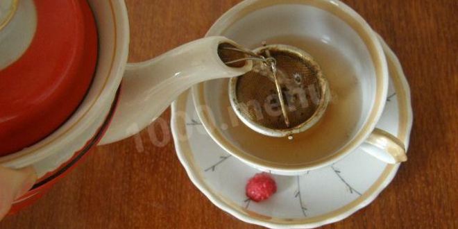 Рецепт чая с малиной