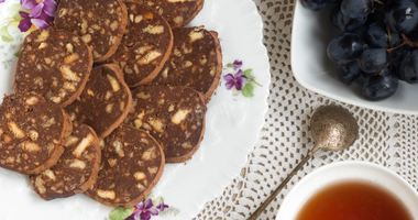 Рецепт Чайной колбасы из печенья