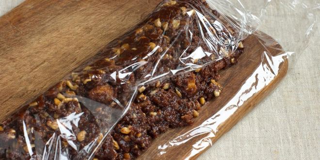 Рецепт чайной колбасы из печенья