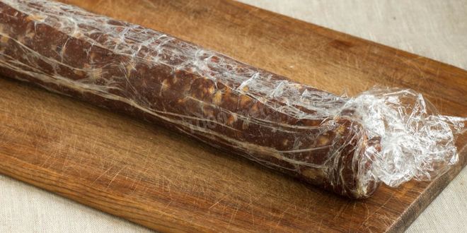 Рецепт чайной колбасы из печенья