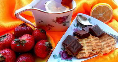 Рецепт Имбирного чая с клубникой