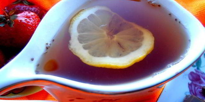 Рецепт имбирного чая с клубникой