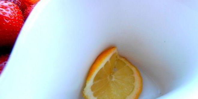 Рецепт имбирного чая с клубникой