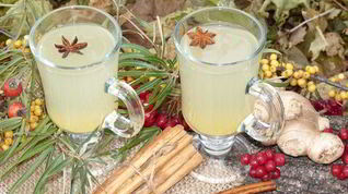 Рецепт Имбирного чая с облепихой