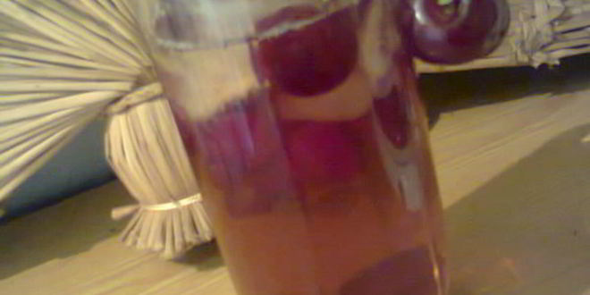 Рецепт холодного чая с вишней