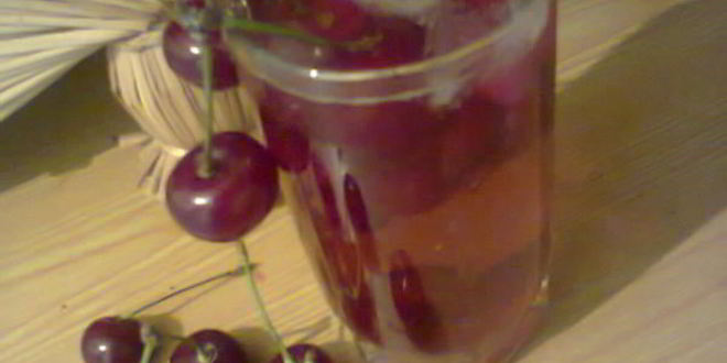 Рецепт холодного чая с вишней