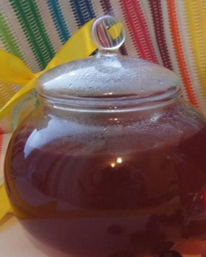 Рецепт клюквенного чая на травяном настое