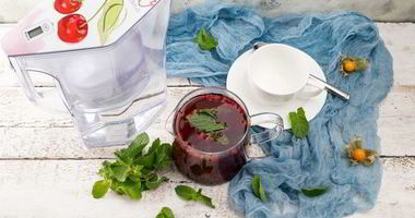 Рецепт Клюквенного чая с мятой