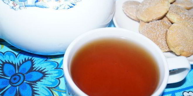 Рецепт Витаминного чая с клюквой и шиповником