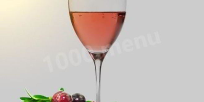 Рецепт Домашнего клюквенного вина из клюквы