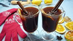 Рецепт Безалкогольного глинтвейна с курагой и черносливом