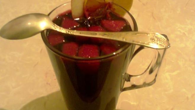 Рецепт глинтвейна с чаем