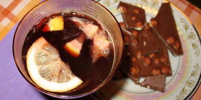 Рецепт Глинтвейна с лимоном и медом