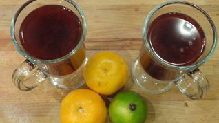 Рецепт Глинтвейна с мандаринами и имбирем