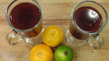 Рецепт Глинтвейна с мандаринами и имбирем