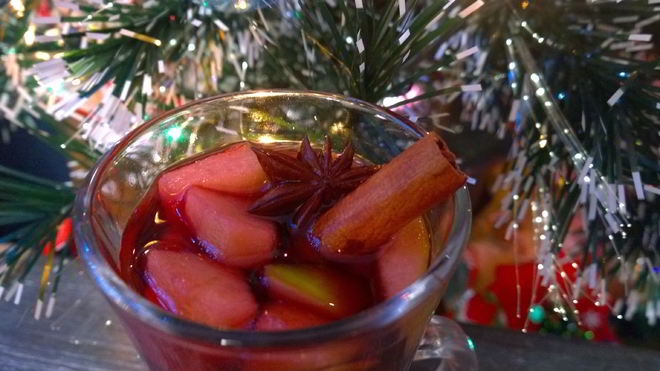 Рецепт глинтвейна вишневого бурбон