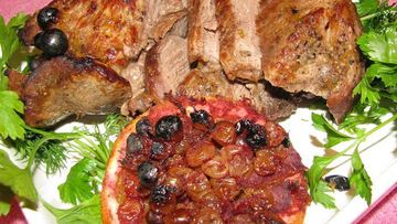 Рецепт Свинины Глинтвейн с апельсинами