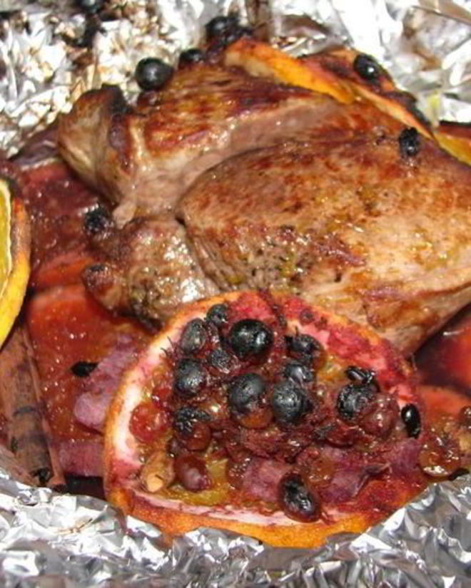 Рецепт свинины глинтвейн с апельсинами