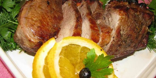 Рецепт свинины глинтвейн с апельсинами