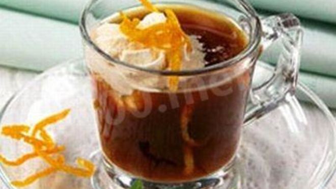 Рецепт холодного апельсинового сока с кофе по-бразильски