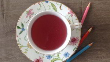 Рецепт Киселя Чабрец, ревень и малина