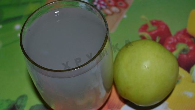 Рецепт киселя из яблок