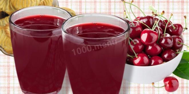 Рецепт Киселя из замороженных ягод вишни