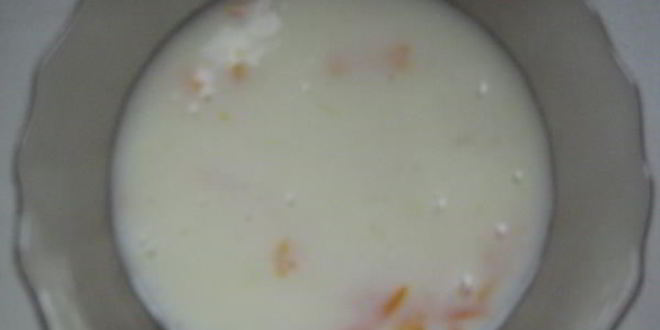 Рецепт киселя молочного с мандаринами