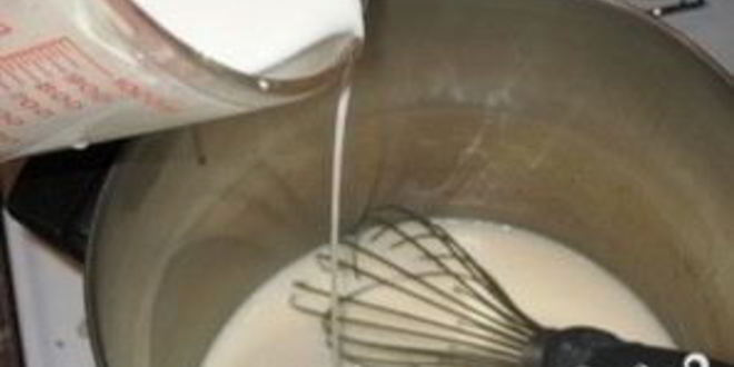 Рецепт киселя молочного