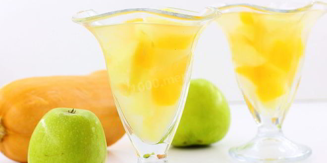 Рецепт киселя с яблоками и тыквой