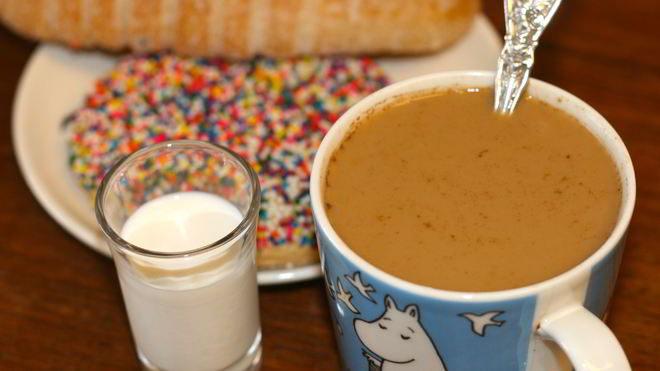 Рецепт кофе с молоком