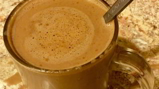 Рецепт Кофе с шоколадом и сгущеным молоком