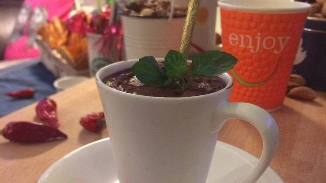 Рецепт ленивого шоколадного шота-эспрессо с чили