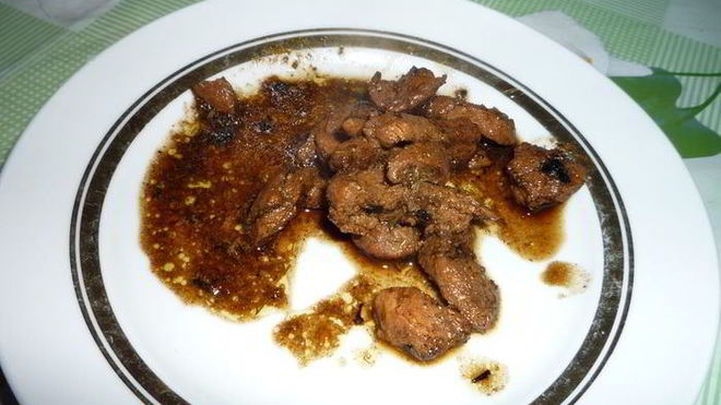 Рецепт мяса, тушеного в кофе