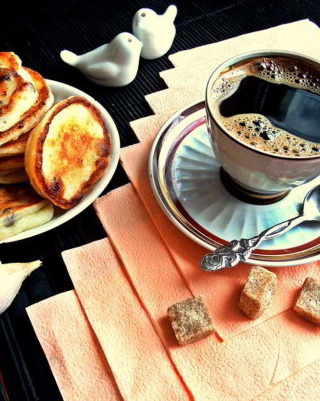 Рецепт пикантного кофе с чесноком