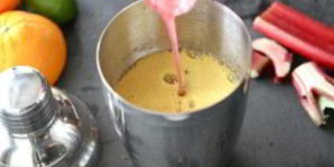 Рецепт коктейль маргариты с ревенем