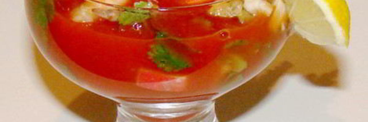 Рецепт Коктейля с креветками и авокадо